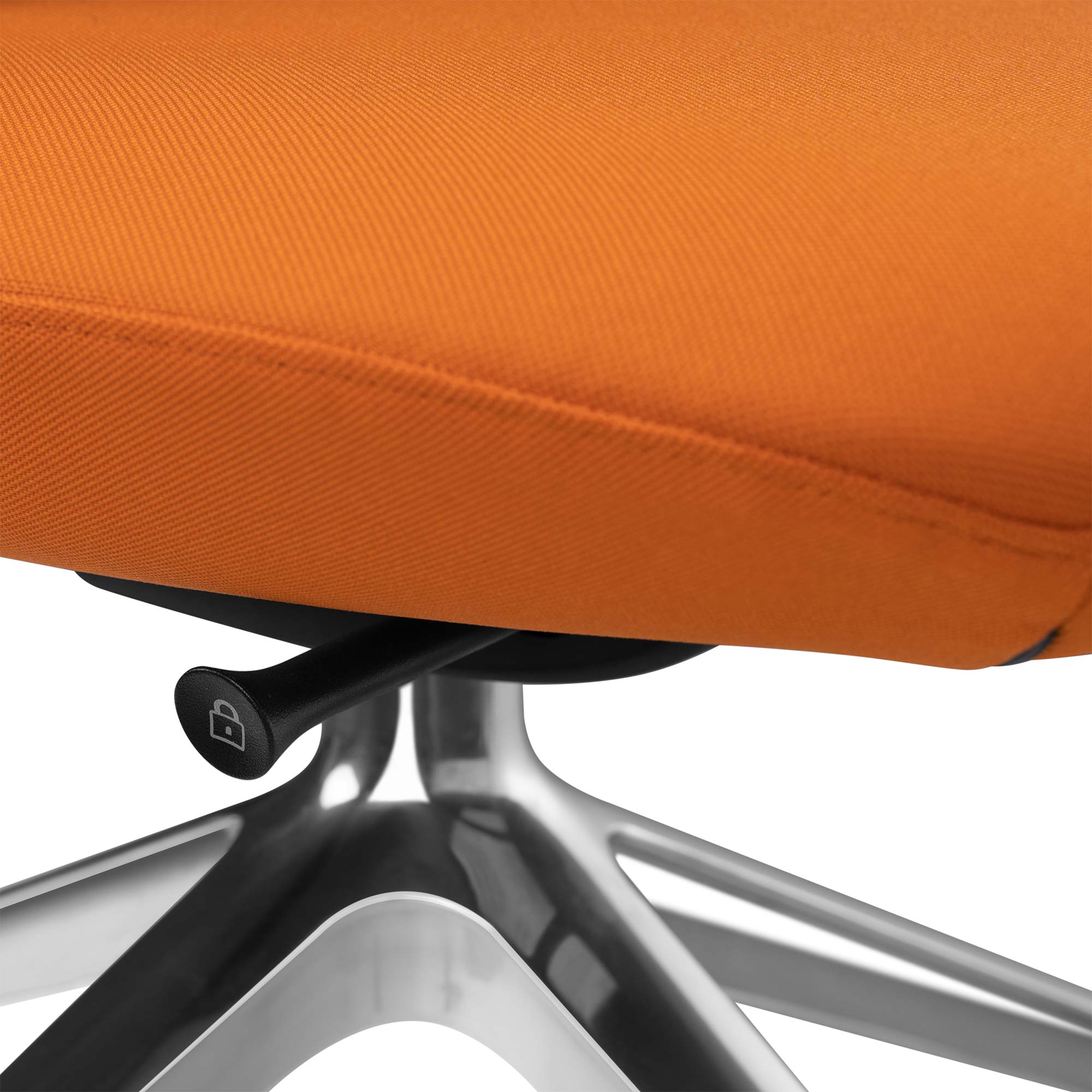 profim - TRILLO PRO Chaise dogging | Cadre poli en aluminium, dossier rembourré, mécanique synchrone, noir - 14 Main Image