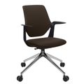 profim - TRILLO PRO Chaise dogging | Cadre poli en aluminium, dossier rembourré, mécanique synchrone, noir - 1 Thumbnail Image