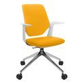 profim - TRILLO PRO Chaise dogging | Cadre poli en aluminium, dossier rembourré, mécanique synchrone, gris clair - 1 Thumbnail Image