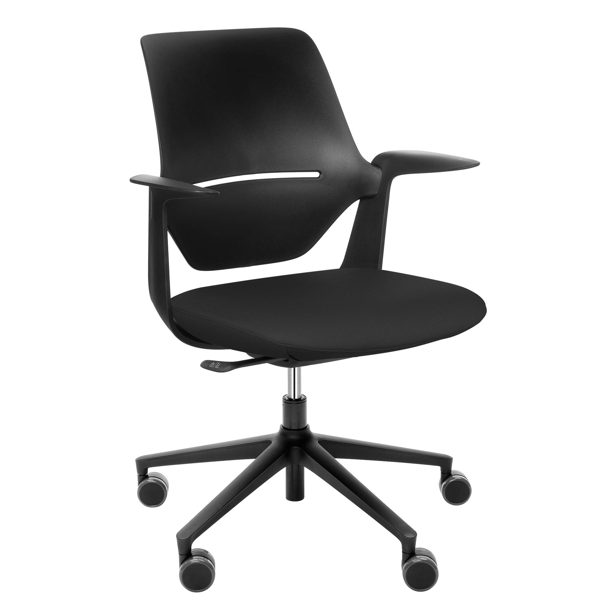 profim - TRILLO PRO Chaise oscillante de bureau | Mécanique synchrone, rembourrage sélectionnable, noir - 1 Main Image