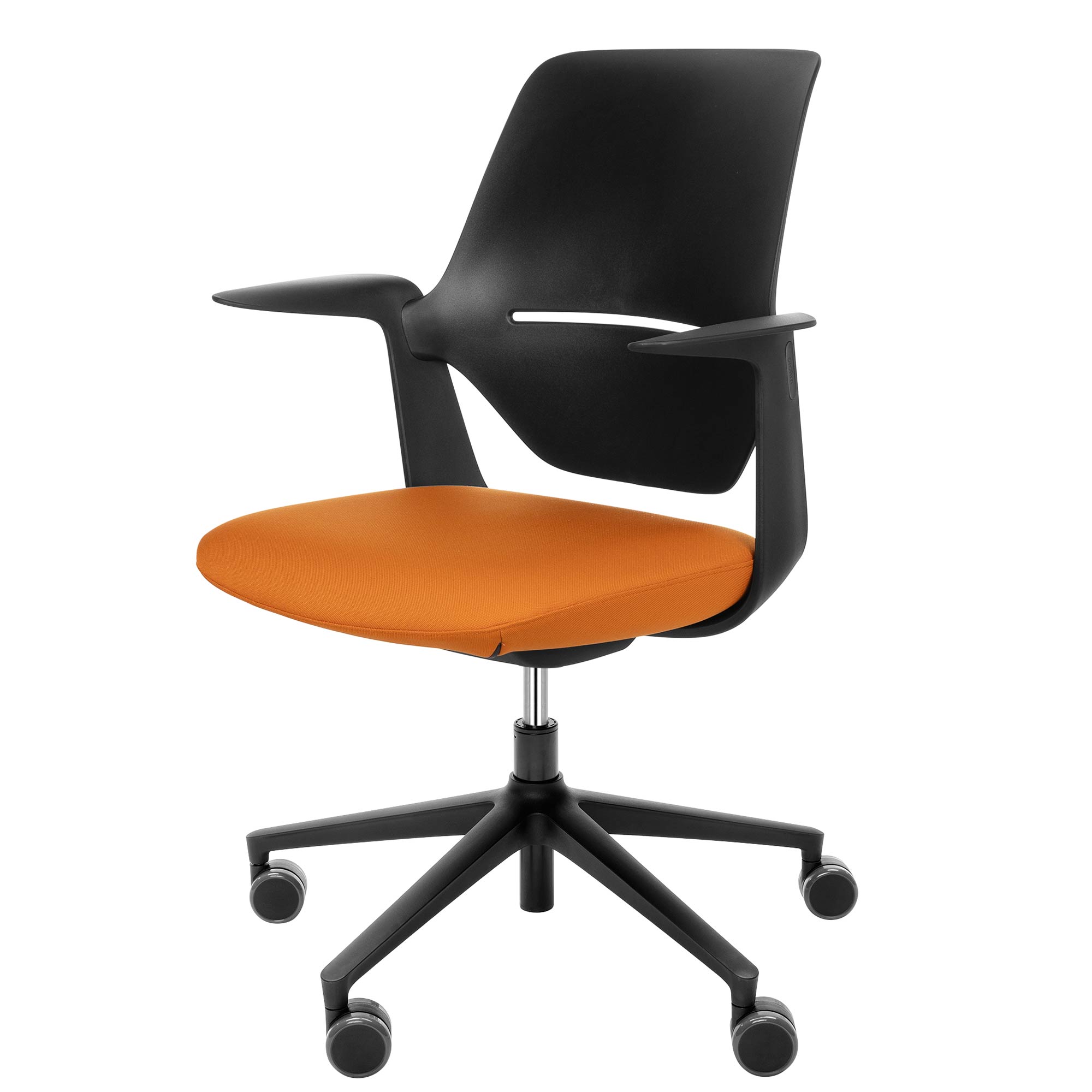 profim - TRILLO PRO Chaise oscillante de bureau | Mécanique synchrone, rembourrage sélectionnable, noir - 8 Main Image