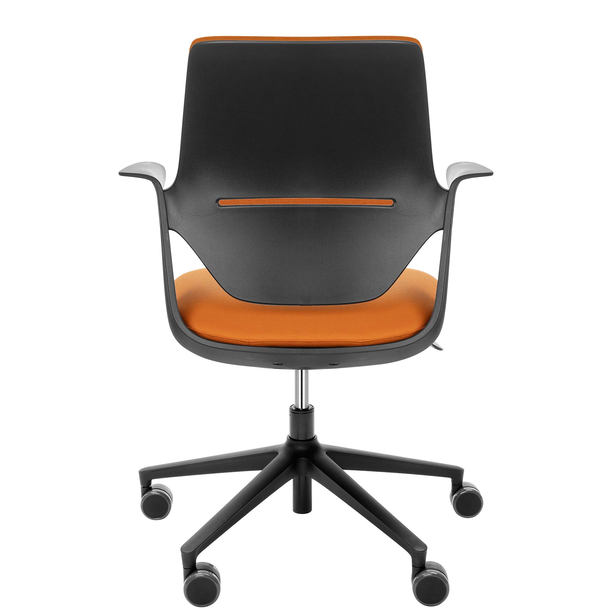 profim - TRILLO PRO Chaise oscillante de bureau | Bulletry, mécanique synchrone, tapisserie d'ameublement, noir - 5 Main Image
