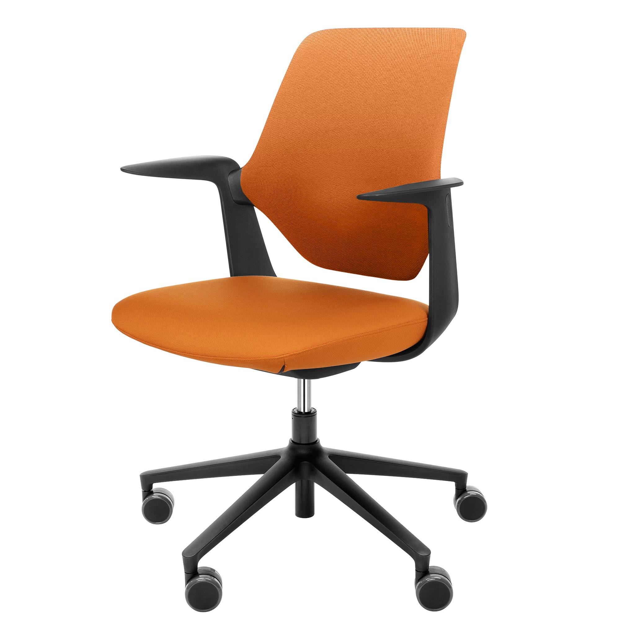 profim - TRILLO PRO Chaise oscillante de bureau | Bulletry, mécanique synchrone, tapisserie d'ameublement, noir - 8 Main Image