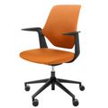 profim - TRILLO PRO Chaise oscillante de bureau | Bulletry, mécanique synchrone, tapisserie d'ameublement, noir - 8 Thumbnail Image
