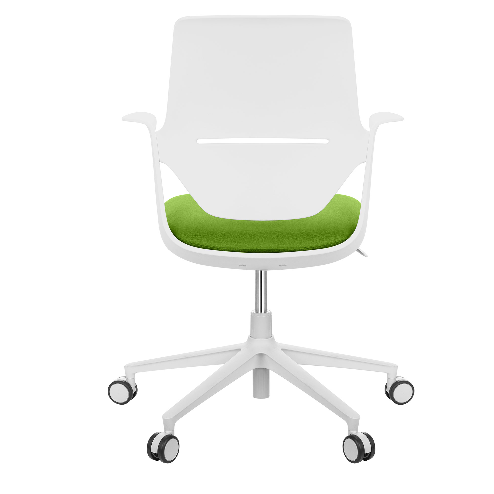 profim - TRILLO PRO Chaise oscillante de bureau | Mécanique synchrone, rembourrage sélectionnable, gris clair - 5 Main Image