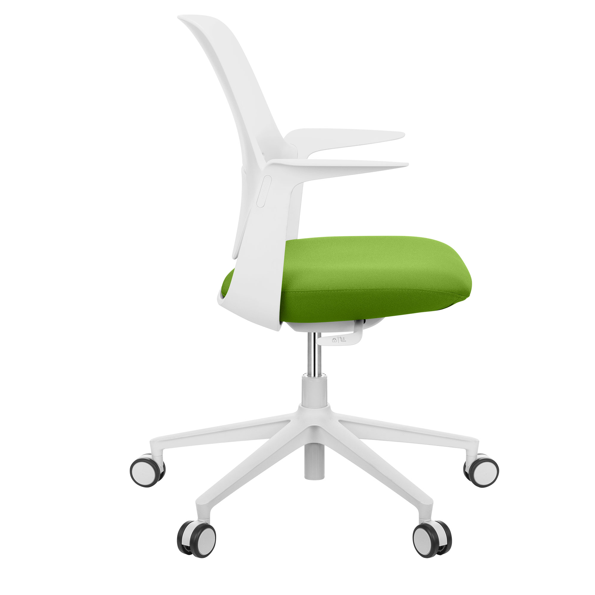 profim - TRILLO PRO Chaise oscillante de bureau | Bulletry, mécanique synchrone, rembourrée, peut être sélectionnée, gris clair - 2 Main Image