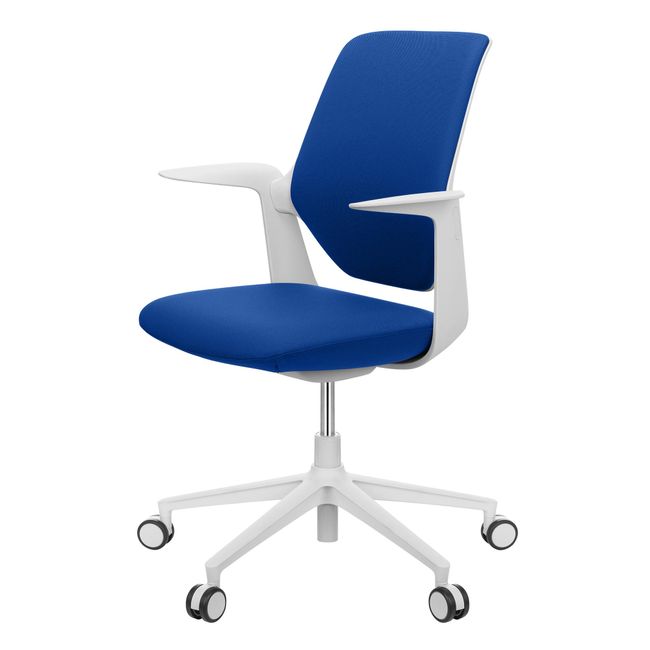 profim - TRILLO PRO Bürodrehstuhl | Rückenlehne gepolstert, Synchronmechanik, Polster wählbar, Hellgrau