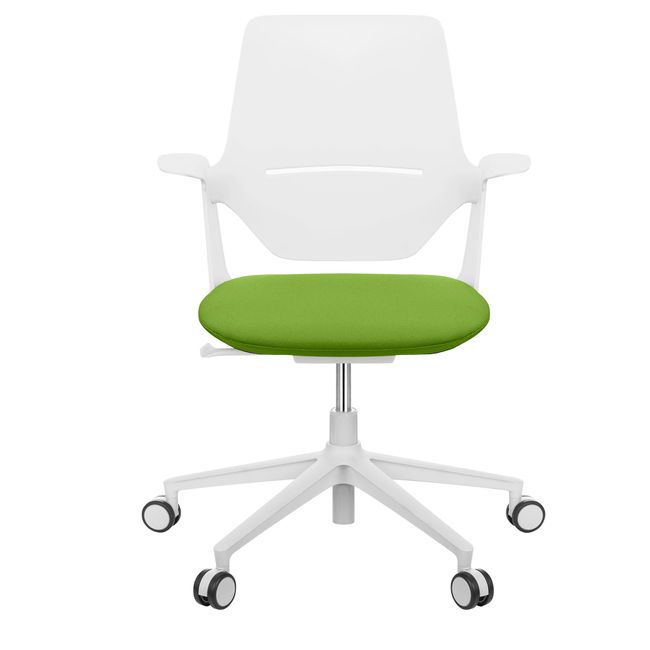 profim - TRILLO PRO Bürodrehstuhl | Rückenlehne gepolstert, Synchronmechanik, Polster wählbar, Hellgrau