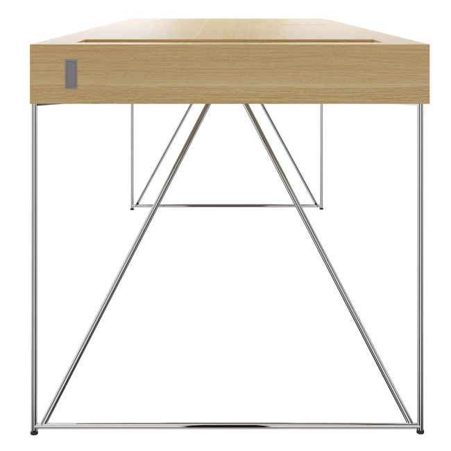 AIR Chefschreibtisch | 2200 x 800 mm, integrierte Schubladen, Eiche Furnier AIR Chefschreibtisch | 2200 x 800 mm, integrierte Schubladen, Eiche Furnier