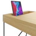 AIR executive desk | 2200 x 800 mm, integrated drawers, oak veneer - 6 Thumbnail Image