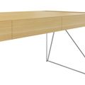 AIR Chefschreibtisch | 2200 x 800 mm, integrierte Schubladen, Eiche Furnier - 6 Thumbnail Image