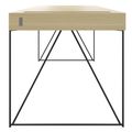 AIR executive desk | 2200 x 800 mm, integrated drawers, ash veneer - 4 Thumbnail Image