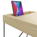 AIR executive desk | 2200 x 800 mm, integrated drawers, ash veneer - 7 Thumbnail Image