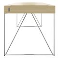 AIR Chefschreibtisch | 2200 x 800 mm, integrierte Schubladen, Esche Furnier