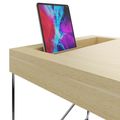 AIR executive desk | 2200 x 800 mm, integrated drawers, ash veneer - 7 Thumbnail Image