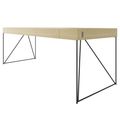 AIR executive desk | 2200 x 800 mm, integrated drawers, ash veneer - 2 Thumbnail Image