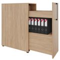 BOXI apothecary cabinet | 3 drawers, 420 x 800 mm, amber oak - 1 Thumbnail Image
