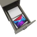 BOXI apothecary cabinet | 3 drawers, 420 x 800 mm, Cubanite gray - 4 Thumbnail Image