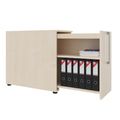 BOXI apothecary cabinet | 2 drawers, 420 x 800 mm, maple - 1 Thumbnail Image
