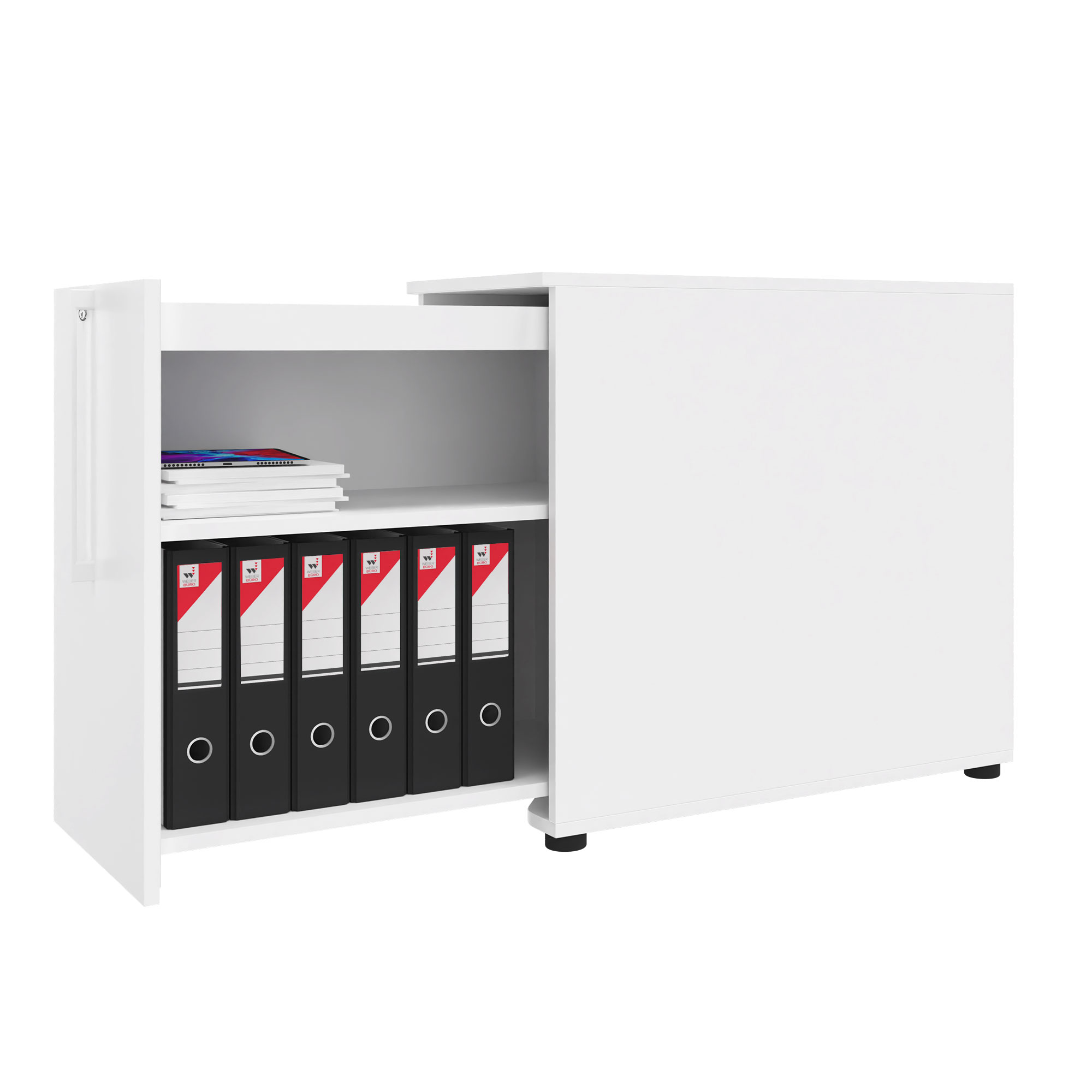 BOXI Pharmacist cabinet | 2 drawers, 420 x 800 mm, white - 2 Main Image