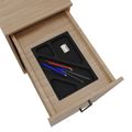 BOXI apothecary cabinet | 2 drawers, 420 x 800 mm, amber oak - 6 Thumbnail Image