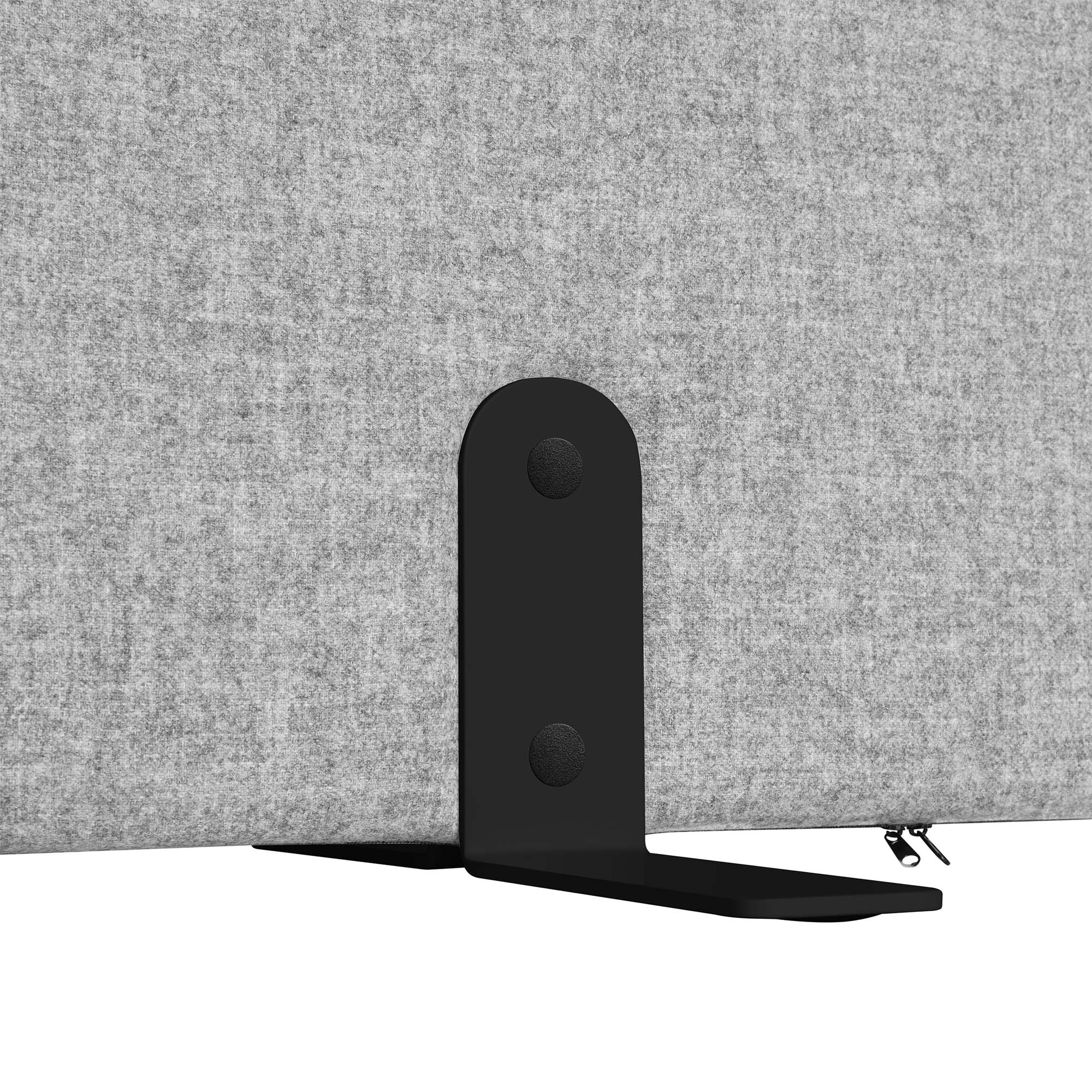 STANLY acoustic partition | Sound-absorbing, wool cover VELITO - light gray mottled - 6 Main Image