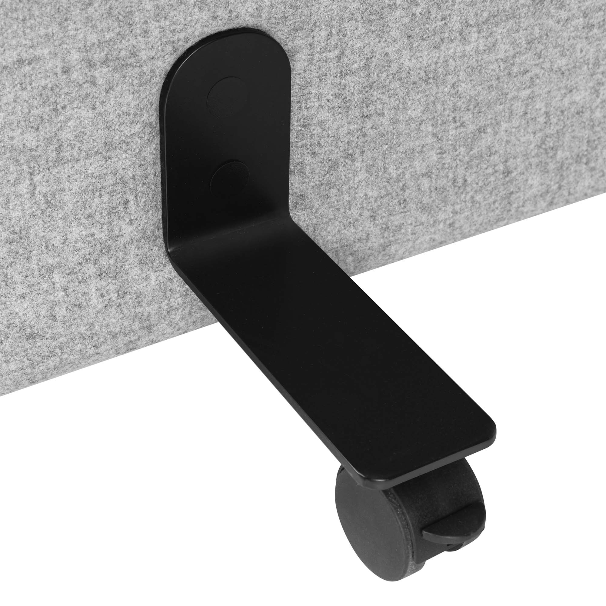 STANLY acoustic partition | Sound-absorbing, wool cover VELITO - light gray mottled - 7 Main Image