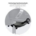 FILO-A Bürodrehstuhl mit Kopfstütze | Synchronmechanik, Rückenpolsterung, Schwarz