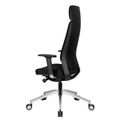 FILO-A office swivel chair with headrest | Synchronous mechanism, back padding, black - 5 Thumbnail Image
