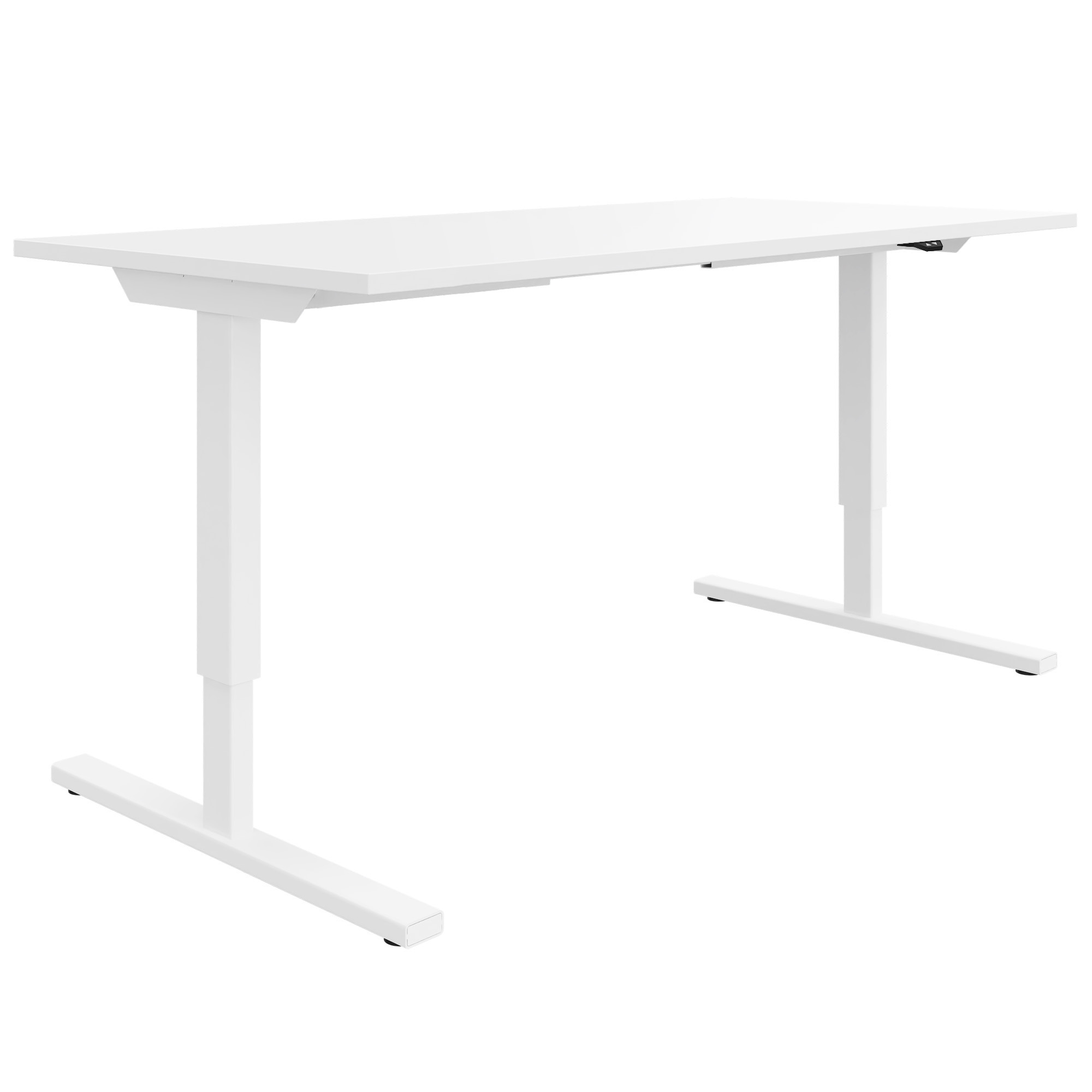 EASY Desk a 2 motori | 1200-1800 mm, regolabile in altezza elettricamente, bianco - 1 Main Image