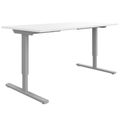 EASY 2-Motoren-Schreibtisch | 1200 - 1800 mm, elektrisch höhenverstellbar, Weiß