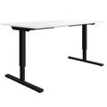 EASY 2-Motoren-Schreibtisch | 1200 - 1800 mm, elektrisch höhenverstellbar, Weiß
