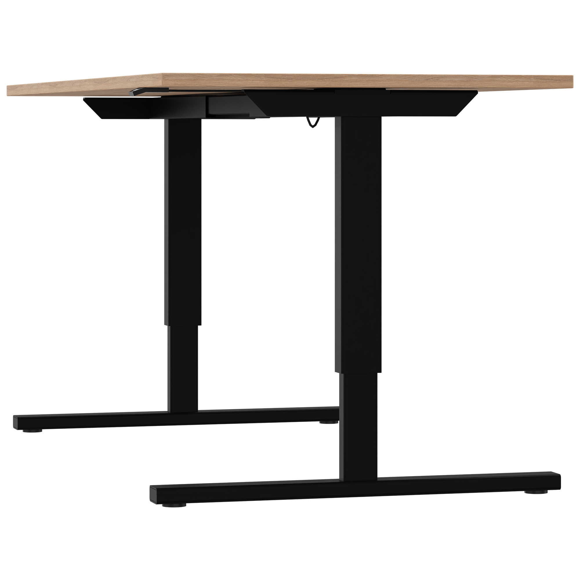 EASY Desk a 2 motori | 1200 - 1800 mm, regolabile in altezza elettricamente, quercia ambra - 5 Main Image