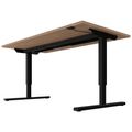 EASY Desk a 2 motori | 1200 - 1800 mm, regolabile in altezza elettricamente, quercia ambra - 4 Thumbnail Image
