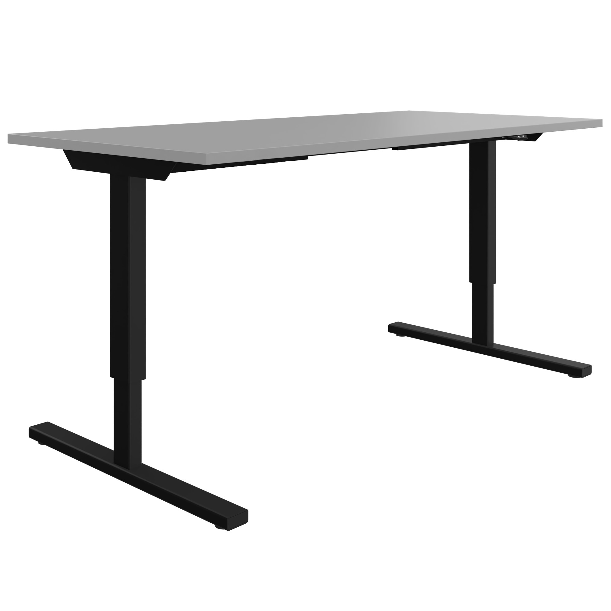 EASY Desk a 2 motori | 1200 - 1800 mm, regolabile in altezza elettricamente, grigio perla - 1 Main Image