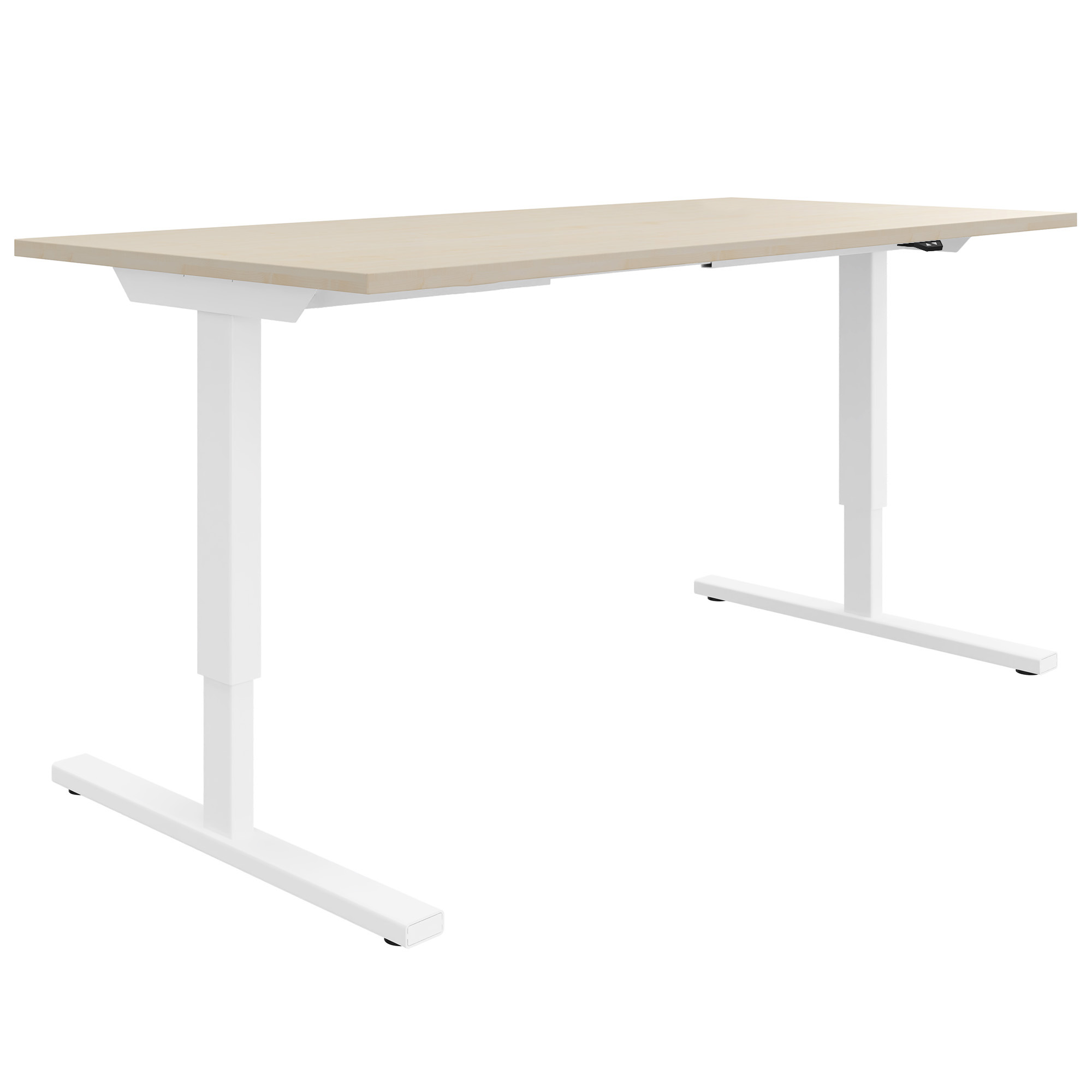 EASY Desk a 2 motori | 1200 - 1800 mm, regolabile in altezza elettricamente, acero - 1 Main Image