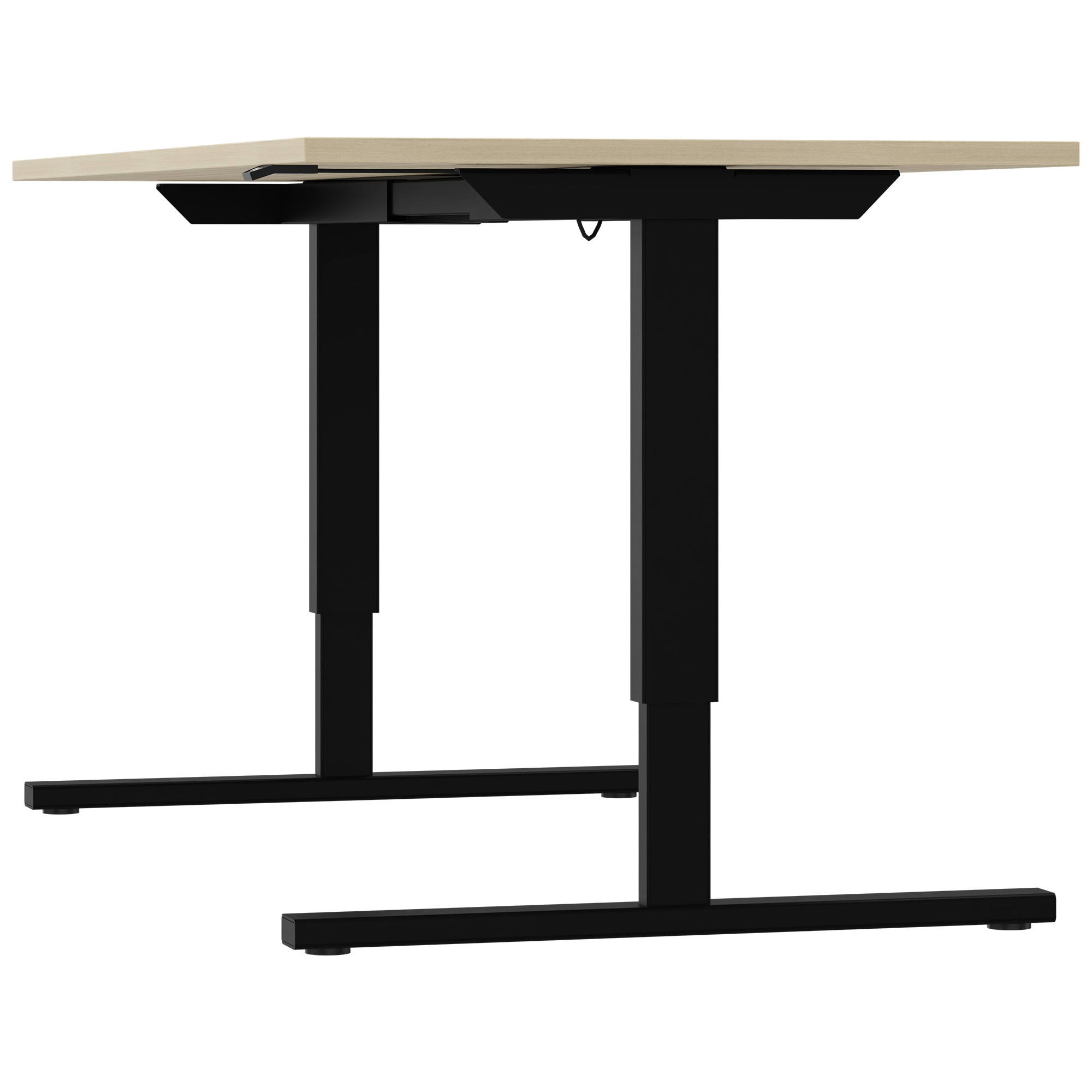 EASY 2-motor desk | 1200 - 1800 mm, electrically height adjustable, sand ash - 5 Main Image