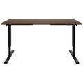 EASY Desk a 2 motori | 1200-1800 mm, regolabile in altezza elettricamente, noce - 2 Thumbnail Image