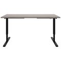 EASY 2-motor desk | 1200 - 1800 mm, electrically height adjustable, gray northern oak - 2 Thumbnail Image