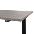 EASY 2-motor desk | 1200 - 1800 mm, electrically height adjustable, gray northern oak - 3 Thumbnail Image