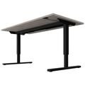 EASY 2-motor desk | 1200 - 1800 mm, electrically height adjustable, gray northern oak - 4 Thumbnail Image