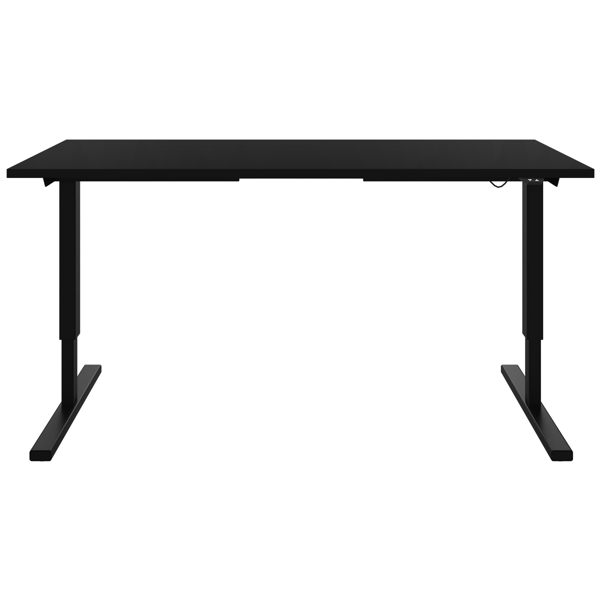 EASY 2-motor desk | 1200 - 1800 mm, electrically height adjustable, black - 9 Main Image