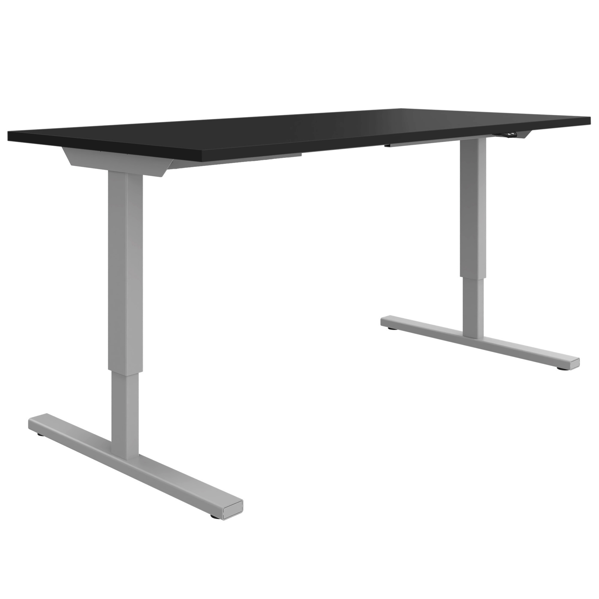 EASY 2-motor desk | 1200 - 1800 mm, electrically height adjustable, black - 13 Main Image