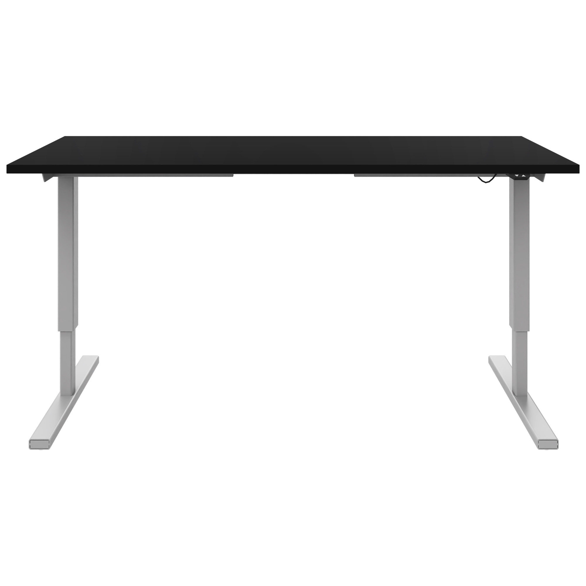 EASY 2-motor desk | 1200 - 1800 mm, electrically height adjustable, black - 15 Main Image