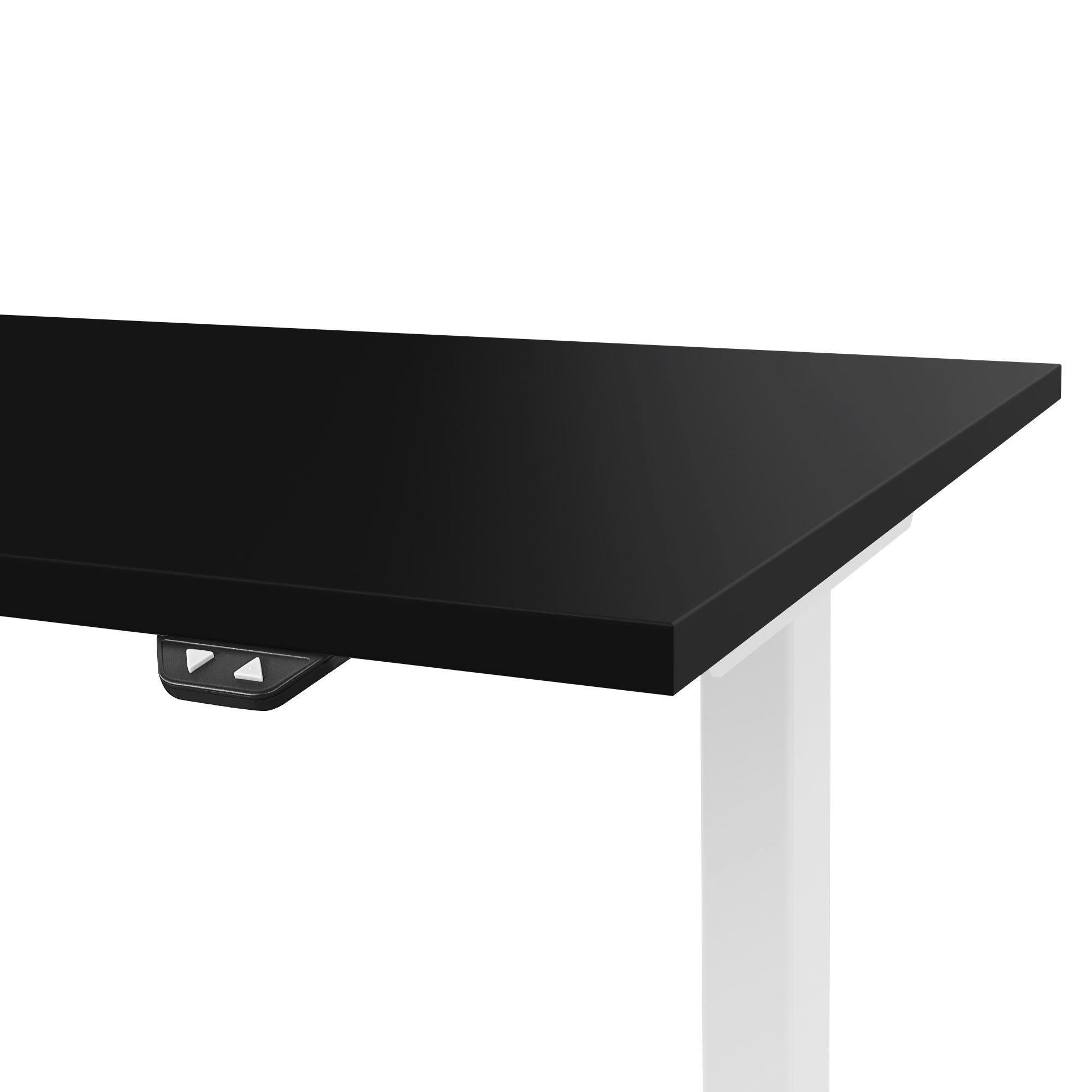 EASY 2-motor desk | 1200 - 1800 mm, electrically height adjustable, black - 5 Main Image