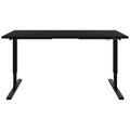 EASY 2-motor desk | 1200 - 1800 mm, electrically height adjustable, black - 9 Thumbnail Image