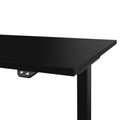 EASY 2-motor desk | 1200 - 1800 mm, electrically height adjustable, black - 10 Thumbnail Image