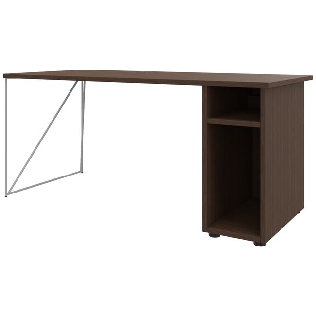 AIR Desk | 1600 - 1800 mm, CPU compartment, walnut  - 3 Main Image