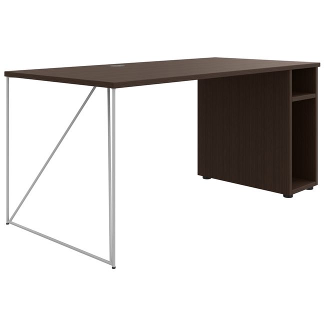 AIR Desk | 1600 - 1800 mm, CPU compartment, walnut  - 4 Main Image