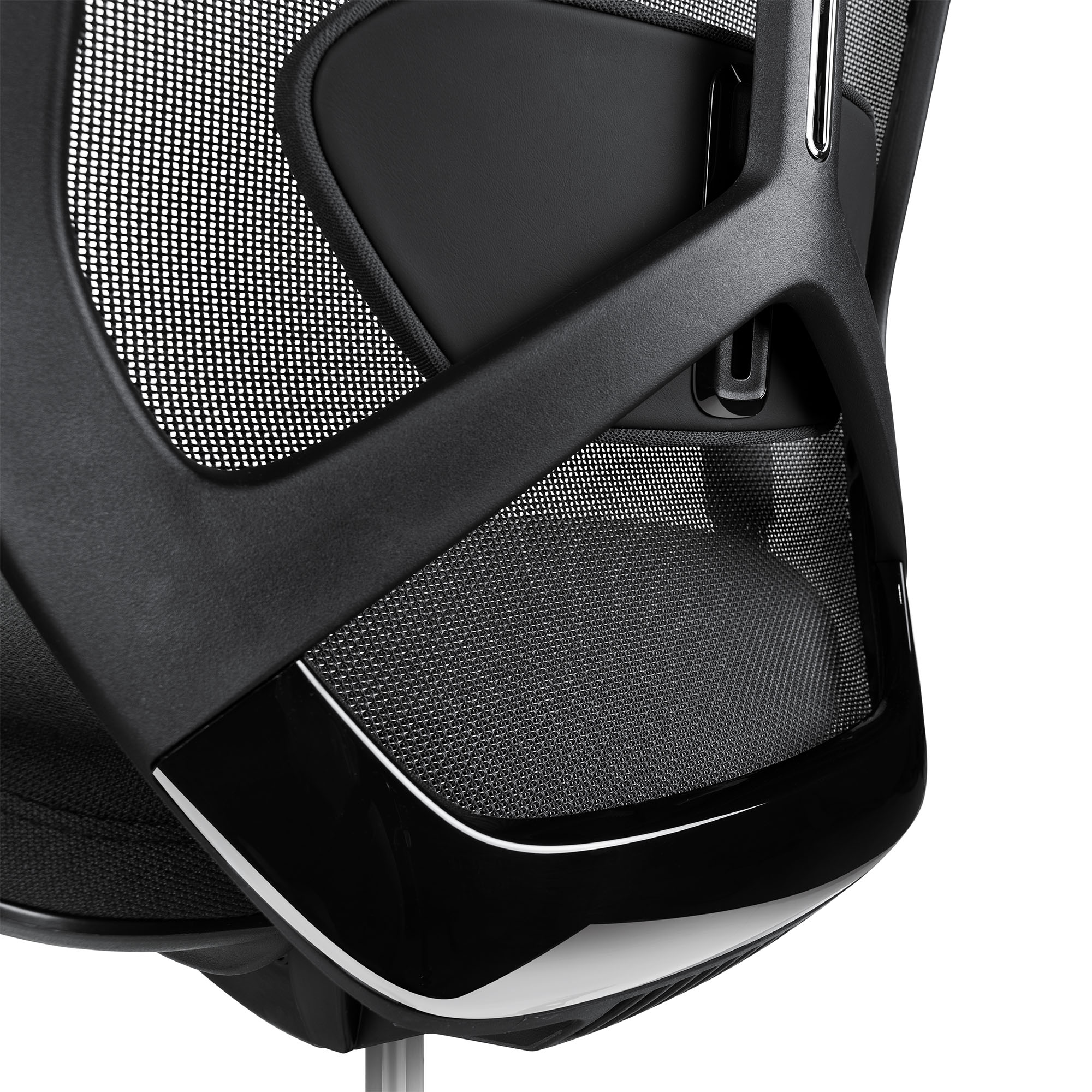 MESH 6 Chaise pivotante de bureau avec appui-tête | Support Lordost, Mesh Back, noir - 8 Main Image